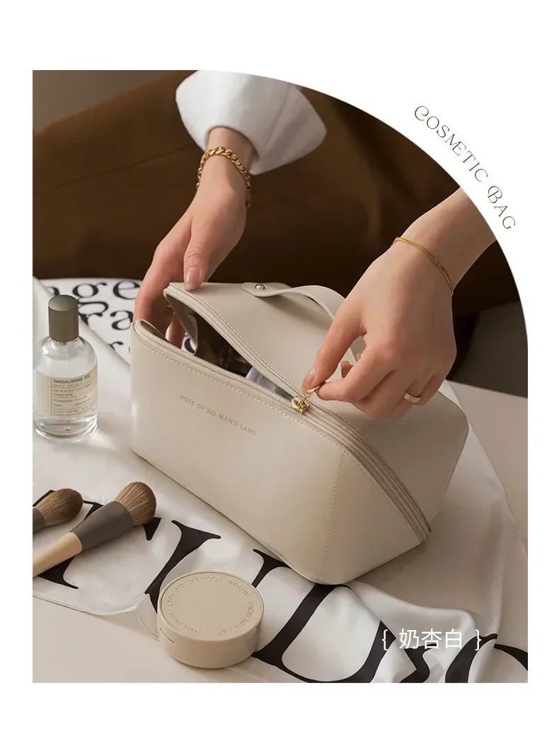Makeup Organizer Bag – Luxury Toiletry Kit & Cosmetic Travel Case for Women
