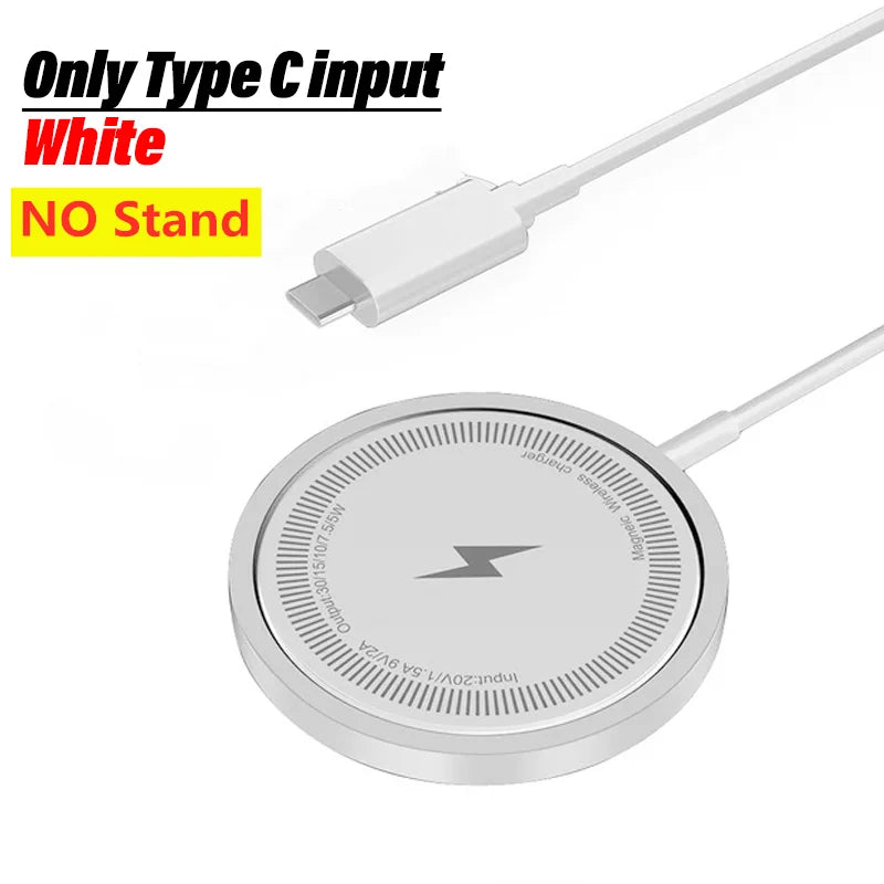 MagSafe-Style Magnetic Wireless Charger for iPhone & AirPods