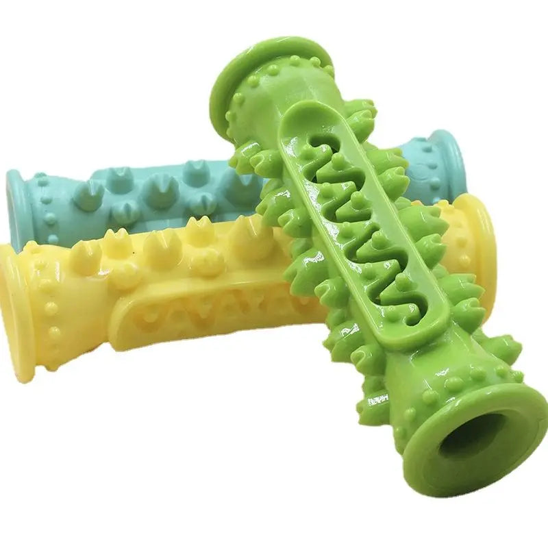 Dog Toothbrush Chew Toy Stick Soft Rubber Molar Interactive Dogs Toys For Small Dogs Durable Chewing Leakage Food Toy