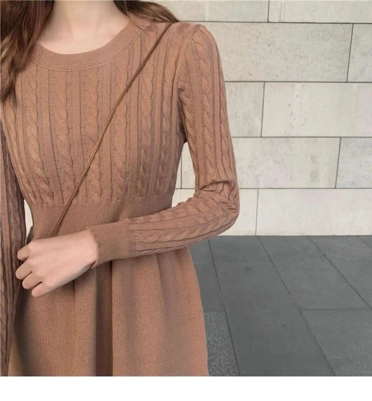 Women's Embroidered Long-Sleeve A-Line Mini Dress
