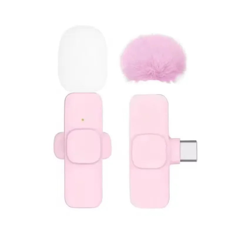 Dual Wireless Lapel Microphones – Clip-On Mics for Phone & PC