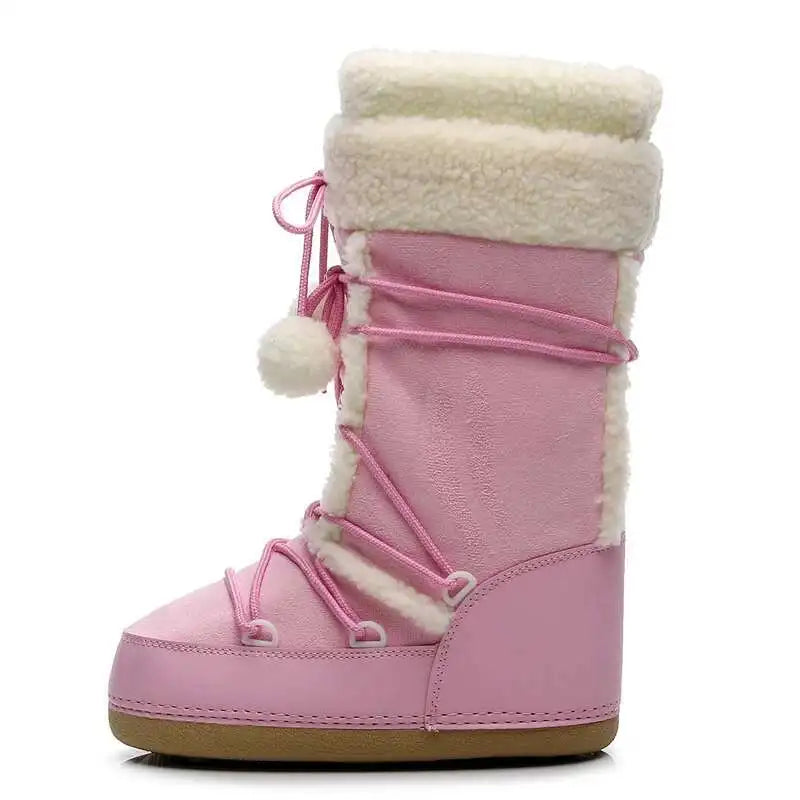 Women's Slip-On Mid-Calf Winter Boots