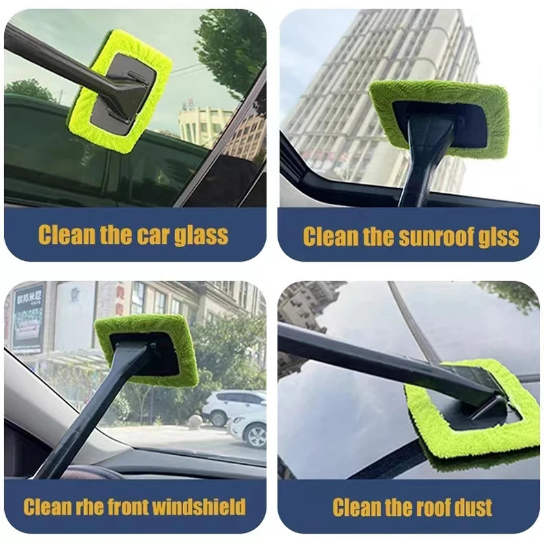 Long-Handle Car Windshield Cleaning Brush