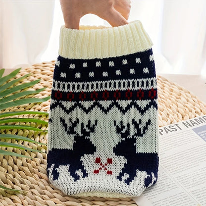 Strick-Weihnachtspullover für kleine Hunde & Katzen
