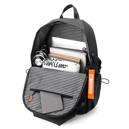 Luxuriöser Herrenrucksack, hochwertiger 15,6-Zoll-Laptoprucksack, wasserdichte Reise- und Schultasche mit großem Fassungsvermögen für Herren
