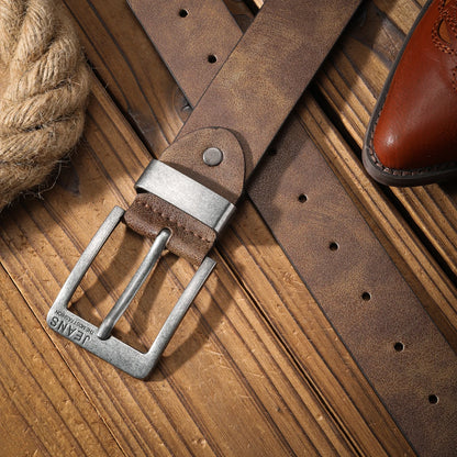 Cintura Western Retrò – Ecopelle con Fibbia in Metallo, Unisex