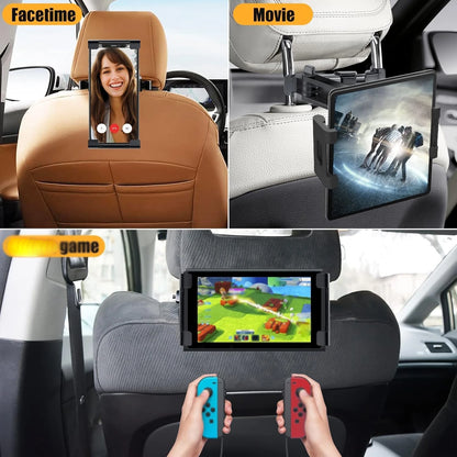 Auto-Kopfstützenhalterung mit Langarm für Smartphone und Tablet