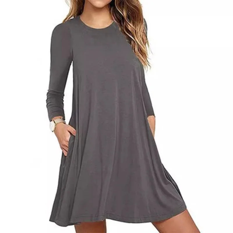 Women's Embroidered A-Line Mini Dress