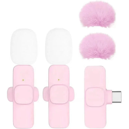 Microfoni Lavalier Wireless Doppi – Microfoni a Clip per Telefono e PC