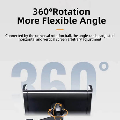 Soporte giratorio de 360° para tablet en el reposacabezas del coche