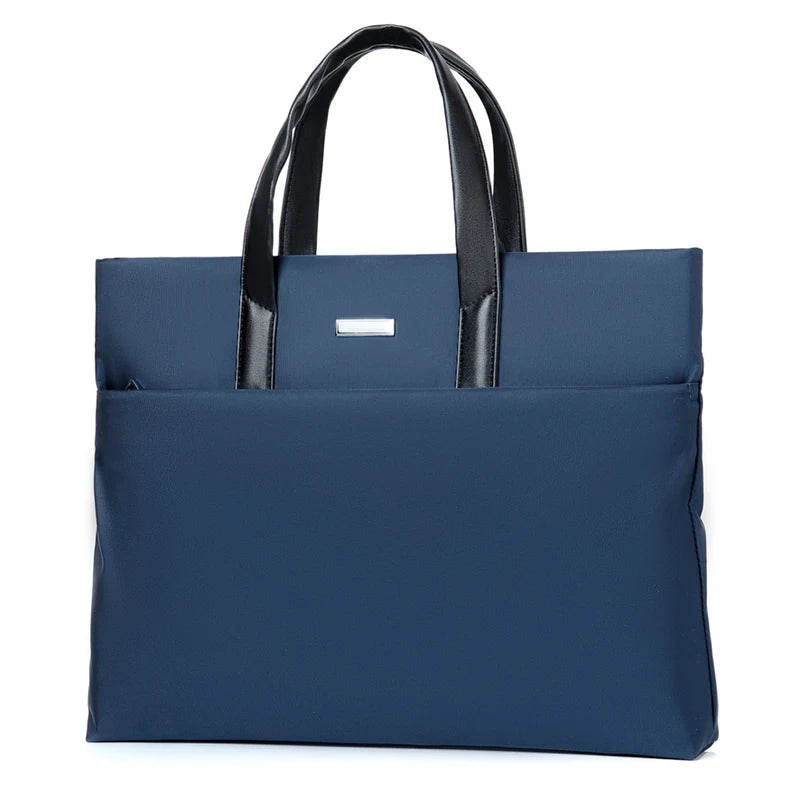 Large Capacity Laptop Tote Bag - Business Office Handbag with Notebook Compartment