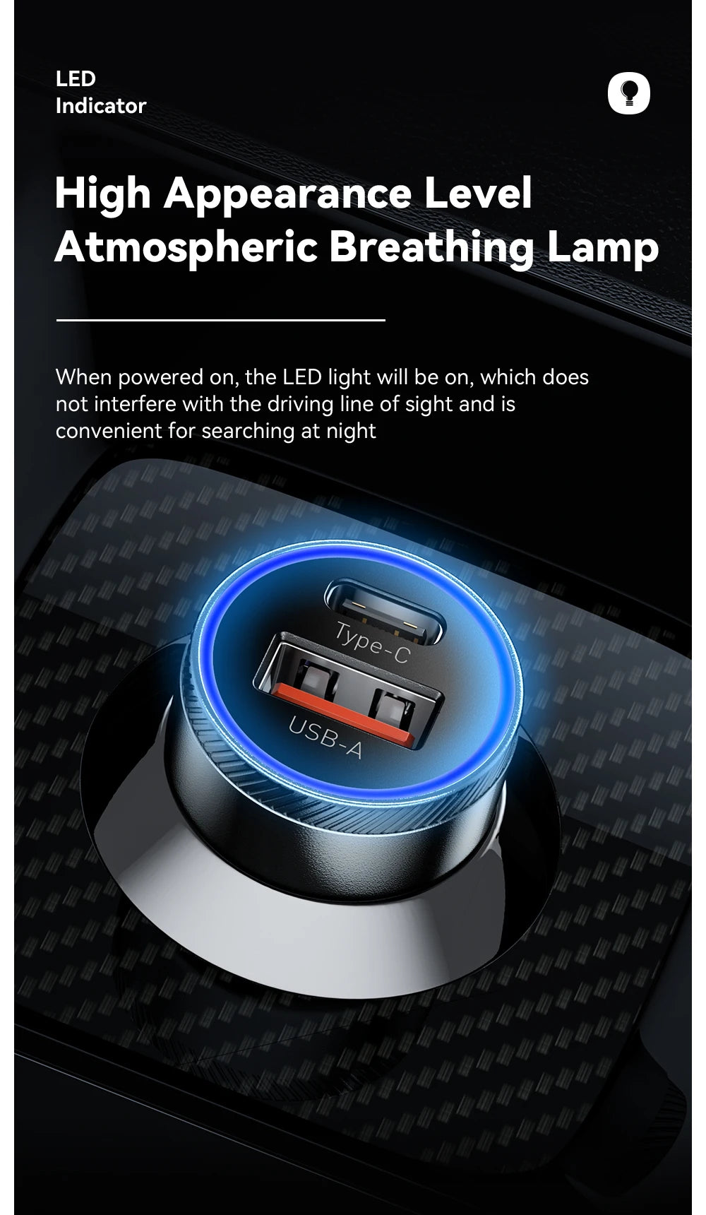 Essager 54W USB-C & USB-A Car Charger