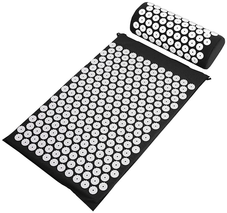 Acupressure Mat & Pillow Set – Back, Neck & Foot Massage Mat