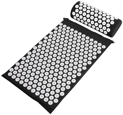 Acupressure Mat & Pillow Set – Back, Neck & Foot Massage Mat