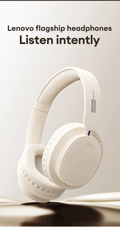 Auriculares inalámbricos plegables Lenovo LS105 – Bluetooth 6.0, 30 horas de reproducción, micrófono integrado