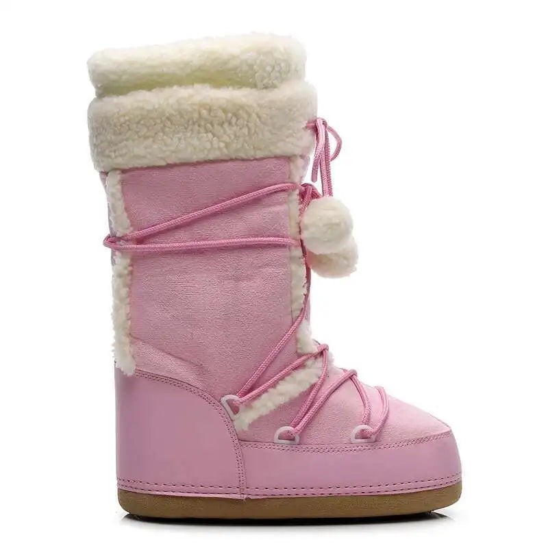 Women's Slip-On Mid-Calf Winter Boots