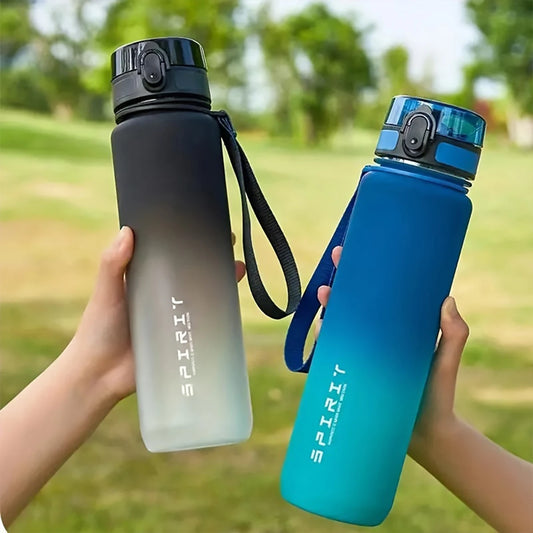 Gradient Water Bottle – BPA-Free, Large Capacity, Leak-Proof (600ml / 750ml / 1000ml)