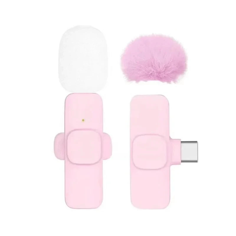 Dual Wireless Lapel Microphones – Clip-On Mics for Phone & PC