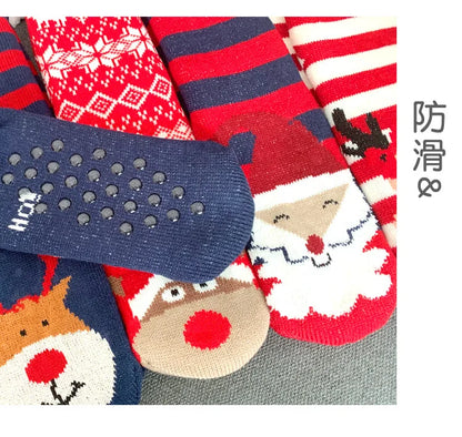 Weihnachten Plüschsocken Damen Winter Thermosocken Warme Bodensocken Weiche weibliche Haussocken Indoor Geschenke Rutschfeste Griffsocken Flauschig