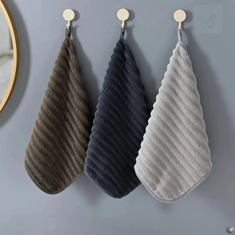 5-Piece Cotton Washcloth Set – Soft 30 × 30 cm Face Towels