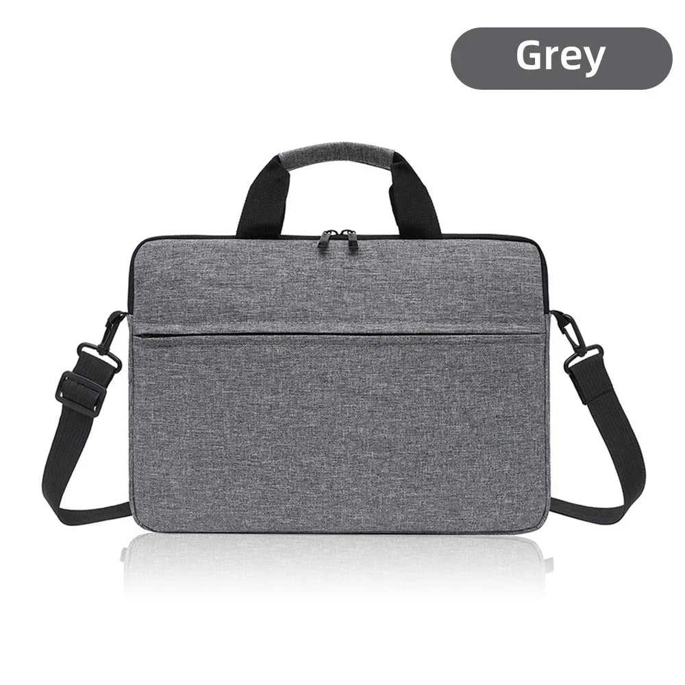 Water-Repellent Laptop Carry Case 13"-15" - Tablet Bag with Shoulder Strap