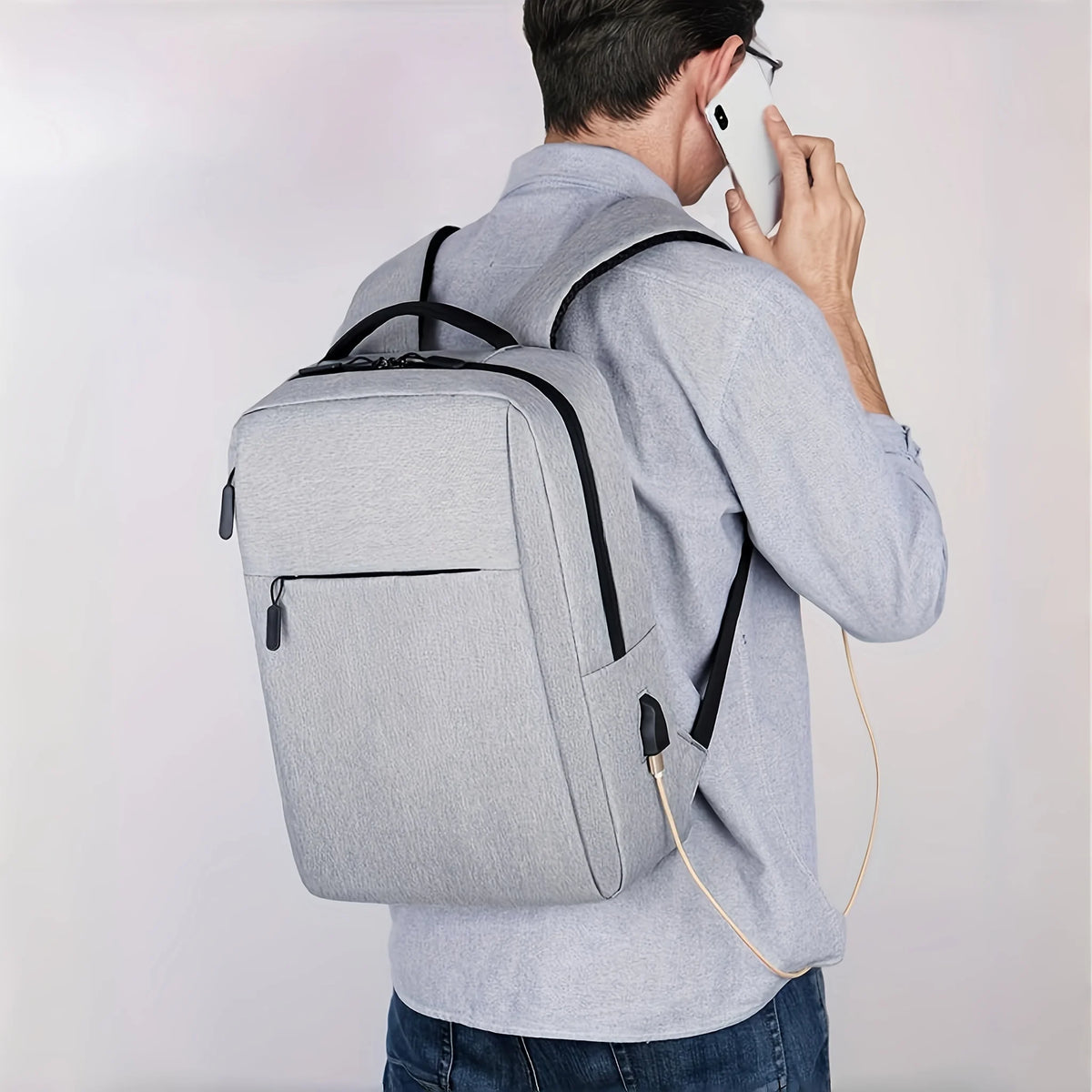 16" Carry-On Travel Laptop Backpack - Flight Approved Business Bag for Men & Women