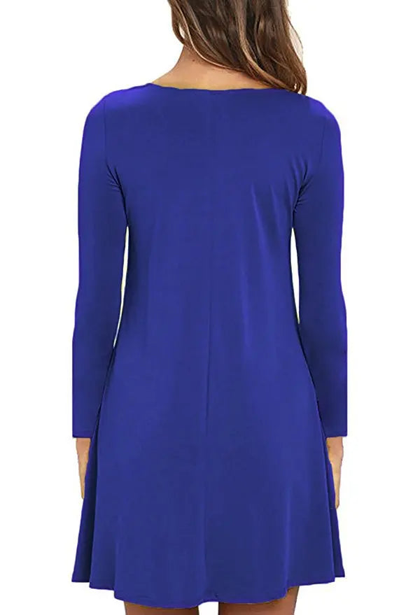 Women's Embroidered A-Line Mini Dress