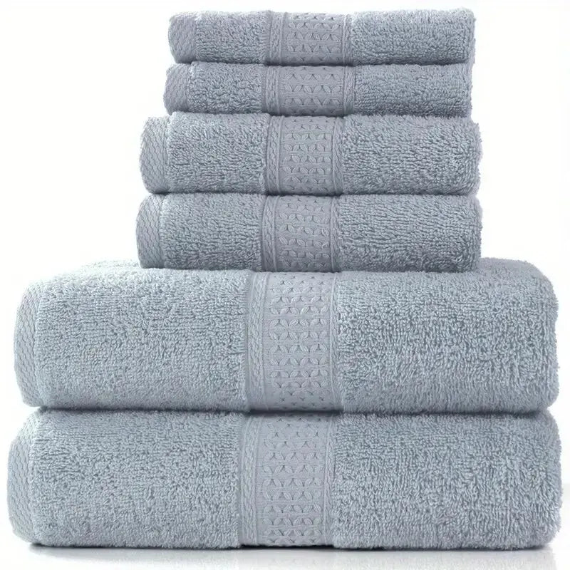 Blue Hand Towel – Soft Terry, 35 × 75 cm