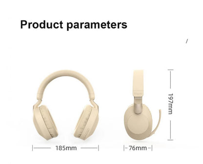 Auriculares inalámbricos Bluetooth circumauriculares – BT 5.1, micrófono integrado, conexión por cable o inalámbrica