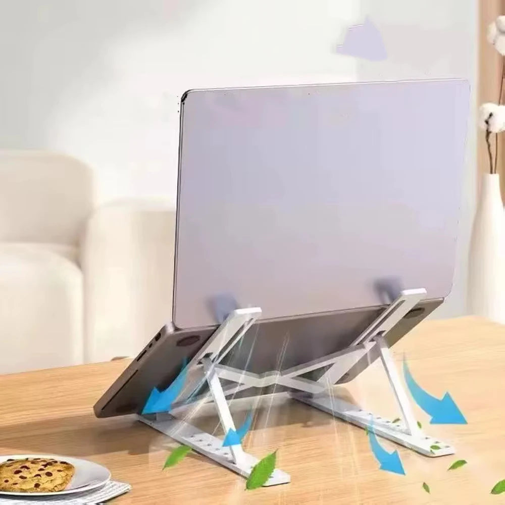 Foldable Laptop Stand Adjustable Portable Notebook Bracket Support Base Holder For Macbook Air Pro Accessories Convenient