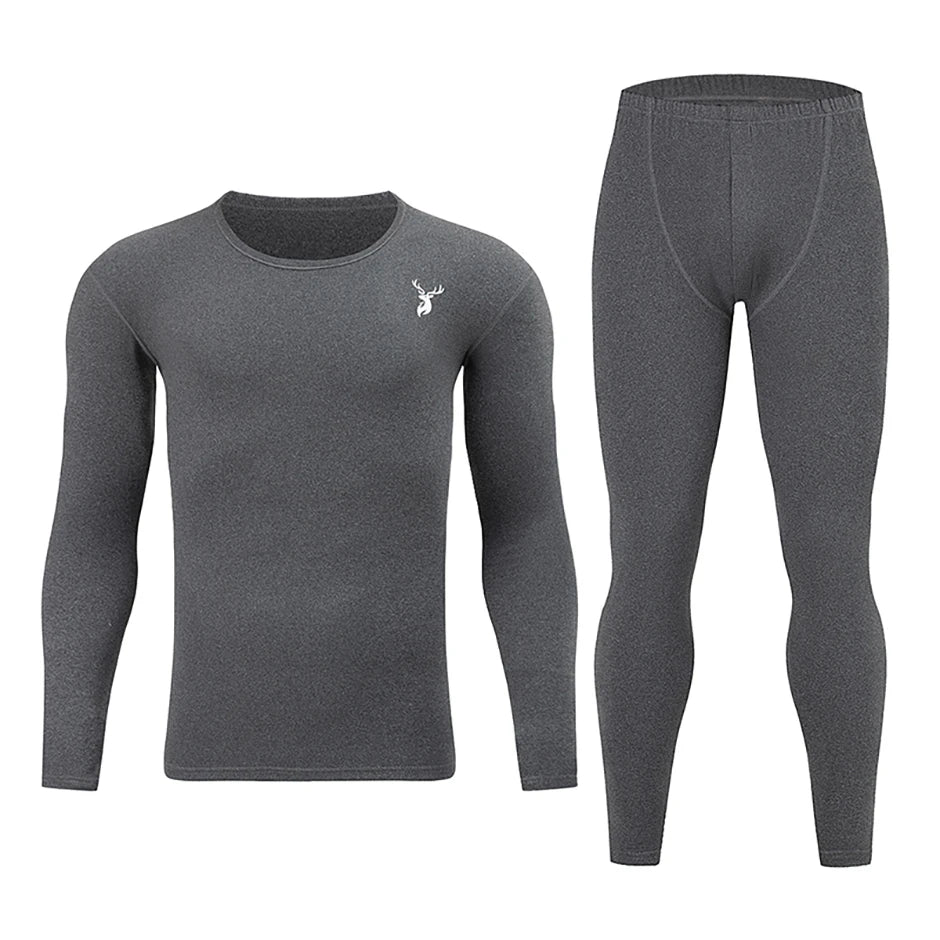 Men's Thermal Base Layer Top – Warm Long-Sleeve Undershirt