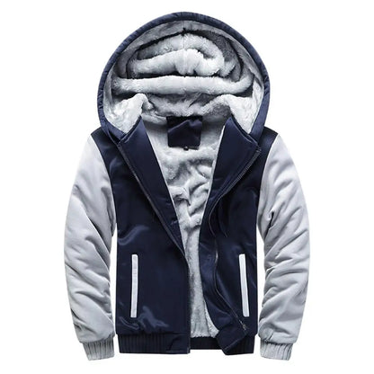 WHWR Giacca con cappuccio e zip mimetica da uomo