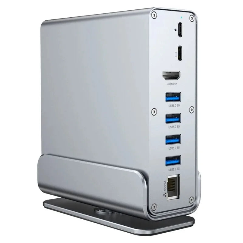 HUB USB C 3.0 Type C Splitter Multi 4K HDMI Monitor RJ45 Ethernet PD Power Adapter Docking Station  Laptop Splitter For Macbook
