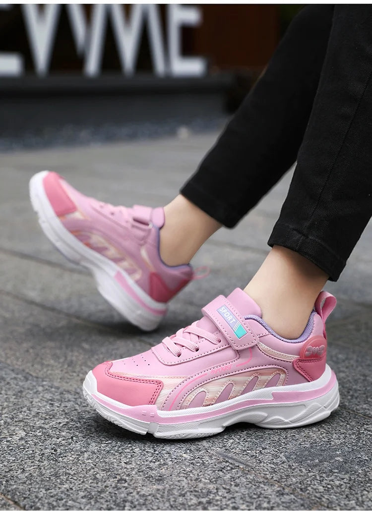 Girls' PU Sneakers