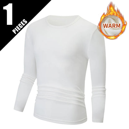 Men's Thermal Base Layer Top – Warm Long-Sleeve Undershirt