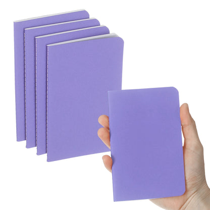 Set di mini quaderni tascabili A6 – 4/6 pezzi, bloc-note in carta kraft con righe, 30 fogli, pratico per l’ufficio