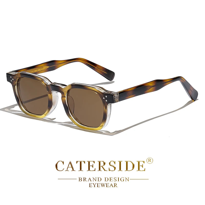 Caterside Fashion Sunglasses – Square Frame UV400 for Men & Women | Travel, Party & Festival
