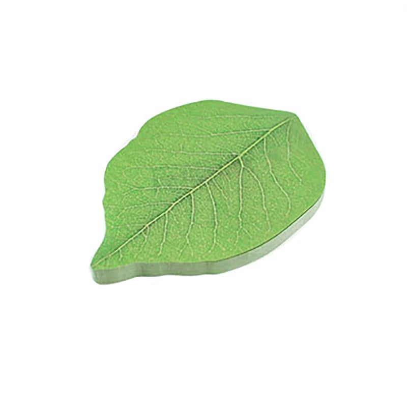 50 Sheets Leaf shape Sticky Note Pads cute Self-Adhesive Memo Notepad kawaii School Office Supplies Stationery