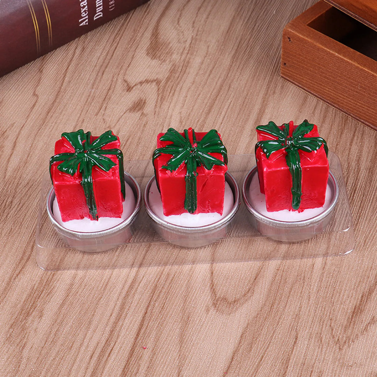 Christmas Tree Scented Candle Handmade Santa Claus Cute Soy Wax Candles Snowman Wedding Candles Home Decoration Party Xmas Gifts