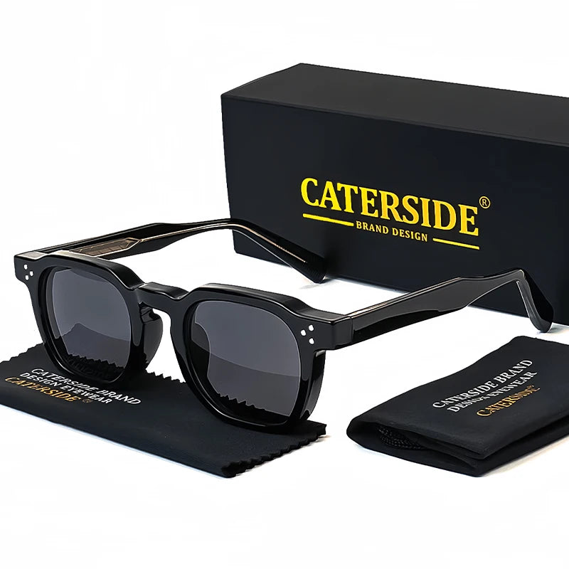 Caterside Fashion Sunglasses – Square Frame UV400 for Men & Women | Travel, Party & Festival