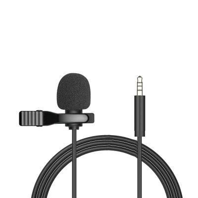 Wired Clip-On Lavalier Microphone – 3.5 mm, USB-C & USB Options
