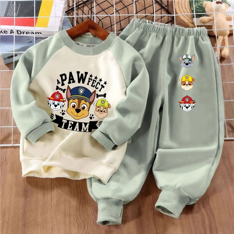 Boys' PAW Patrol Spliced Hoodie Set - 2-Piece Hoodie & Pants Suit, 9M-8Y