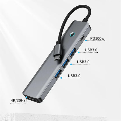 12-in-1 USB-C Hub Docking Station | 4K HDMI, RJ45 Ethernet, PD Charging for MacBook & Laptops