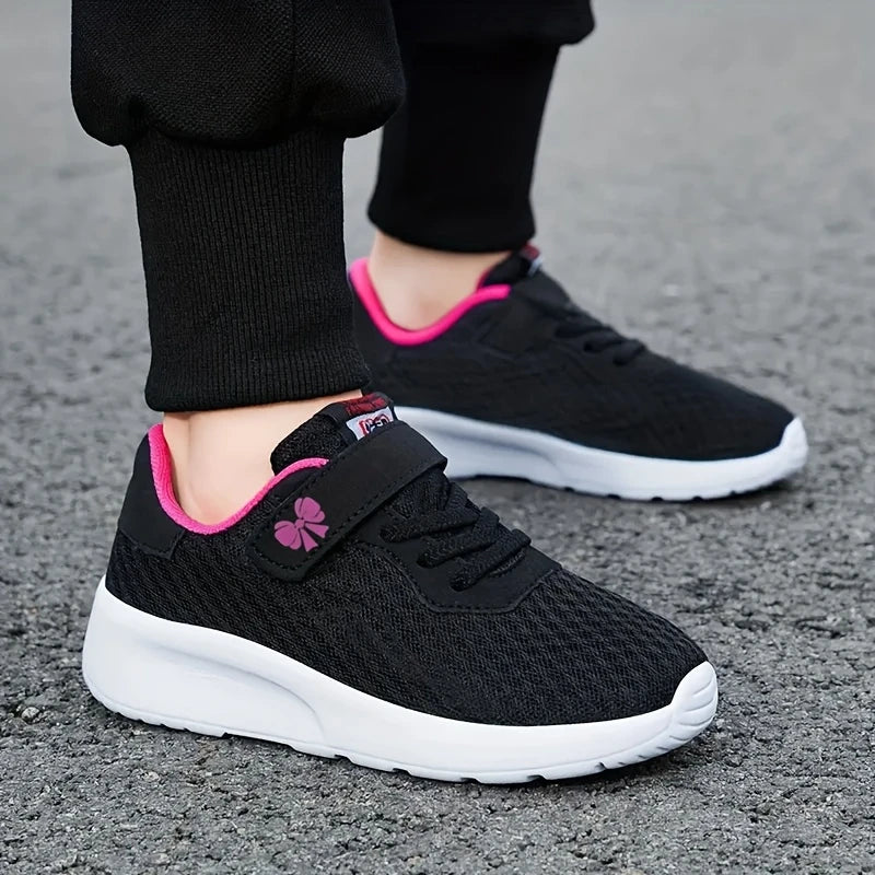 Girls' Hook-and-Loop Sneakers