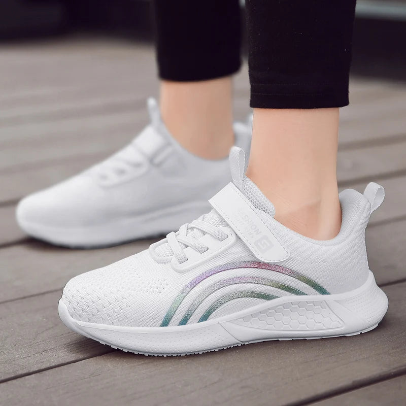 Girls' Mesh Running Shoes
