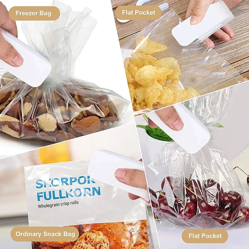Mini Heat Bag Sealer Machine – Portable Handheld Thermal Plastic Food & Snack Bag Sealer