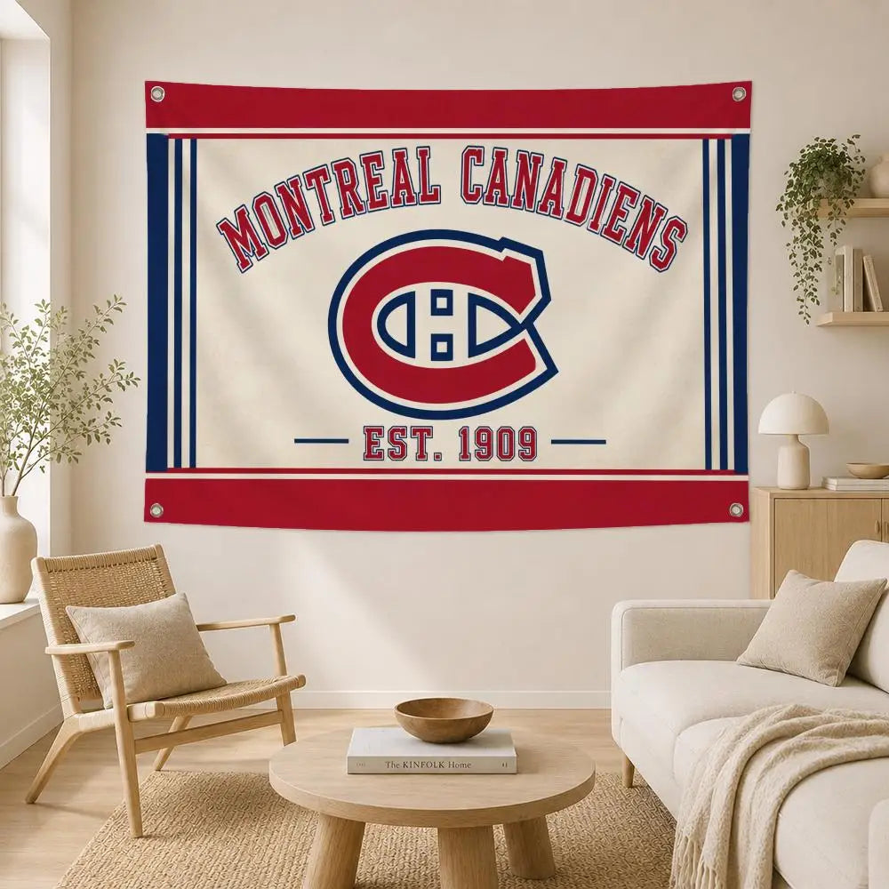 Montreal Canadiens Garden Flag | Indoor & Outdoor Yard Banner for Patio, Porch & Fan Cave