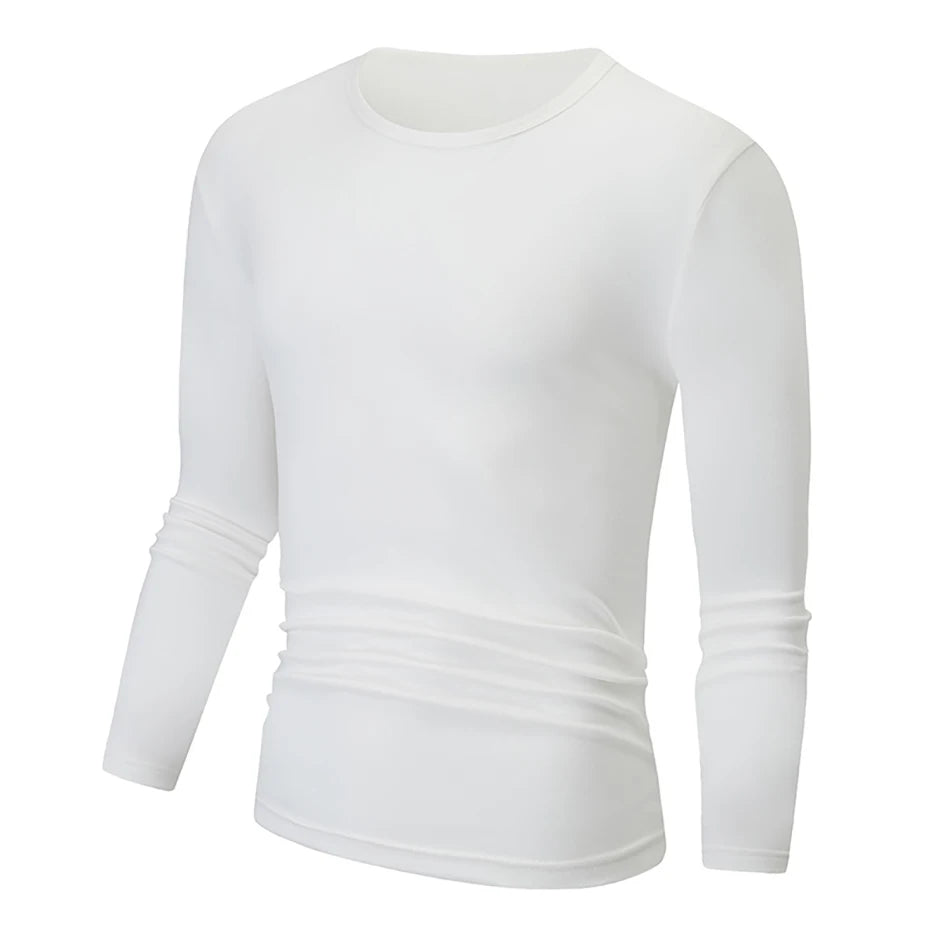 Men's Thermal Base Layer Top – Warm Long-Sleeve Undershirt