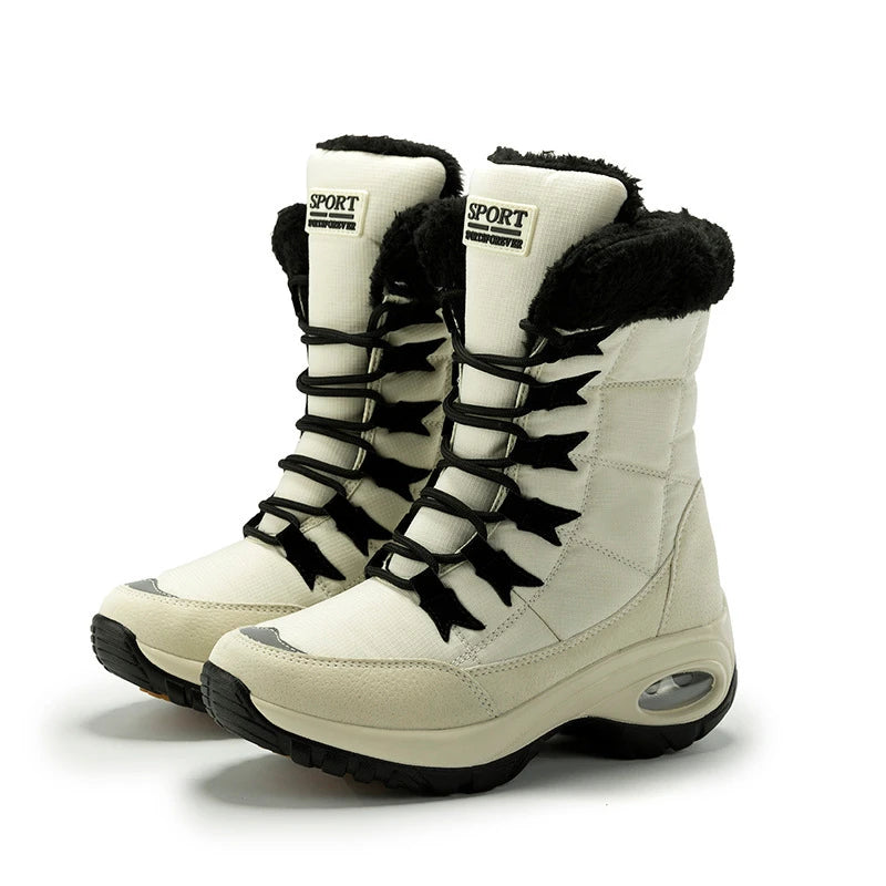 Plush-Lined High-Top Snow Boots – Women's & Teen Girls' Winter Boots
