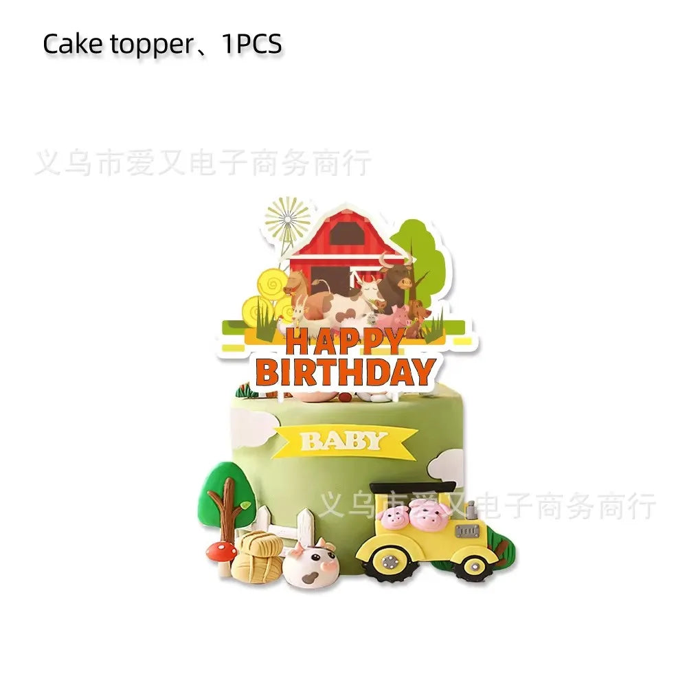 Farm-Themed Kids' Party Decorations & Tableware